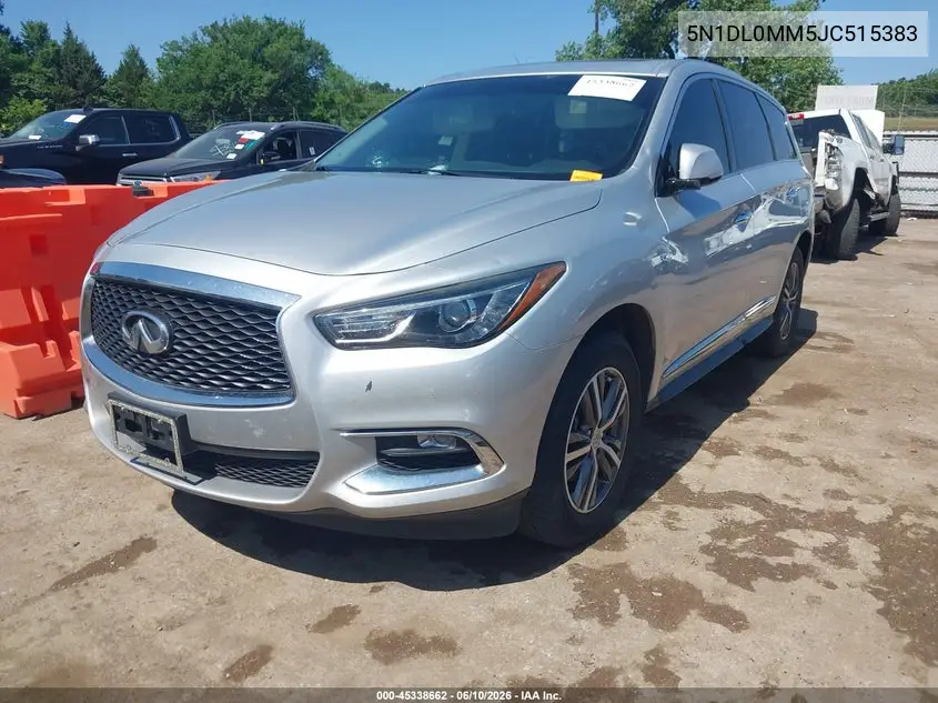 2018 Infiniti Qx60 VIN: 5N1DL0MM5JC515383 Lot: 45338662