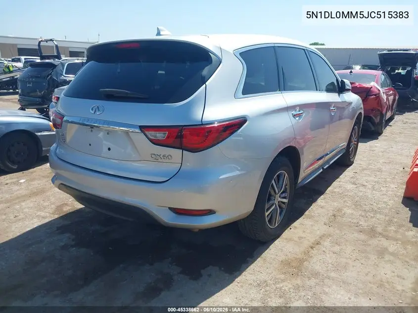 2018 Infiniti Qx60 VIN: 5N1DL0MM5JC515383 Lot: 45338662