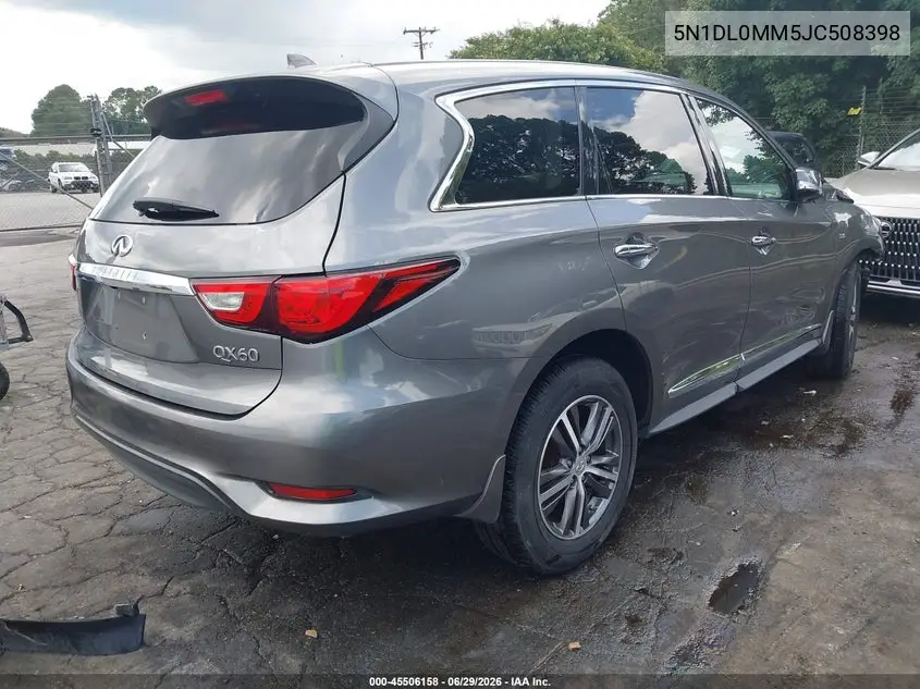 2018 Infiniti Qx60 VIN: 5N1DL0MM5JC508398 Lot: 45506158