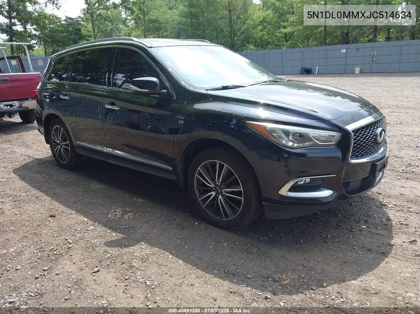 2018 Infiniti Qx60 VIN: 5N1DL0MMXJC514634 Lot: 45591390