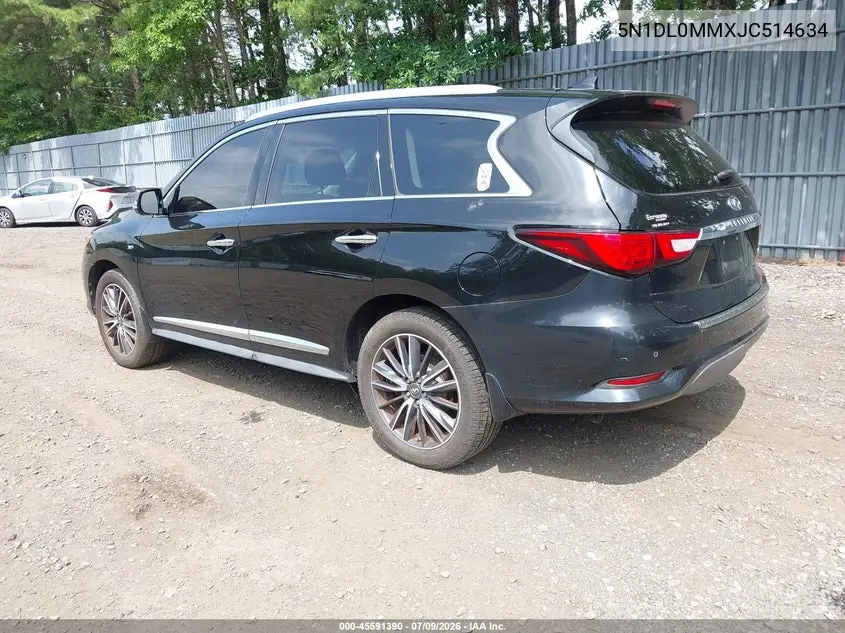2018 Infiniti Qx60 VIN: 5N1DL0MMXJC514634 Lot: 45591390