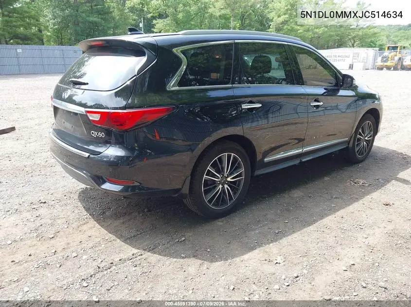 2018 Infiniti Qx60 VIN: 5N1DL0MMXJC514634 Lot: 45591390