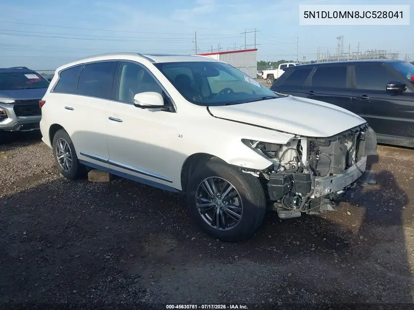 2018 Infiniti Qx60 VIN: 5N1DL0MN8JC528041 Lot: 45630781