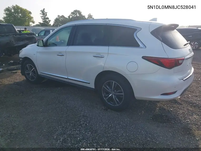 2018 Infiniti Qx60 VIN: 5N1DL0MN8JC528041 Lot: 45630781