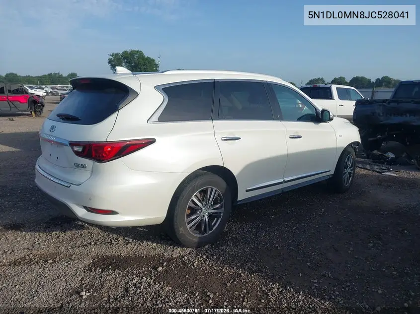 2018 Infiniti Qx60 VIN: 5N1DL0MN8JC528041 Lot: 45630781