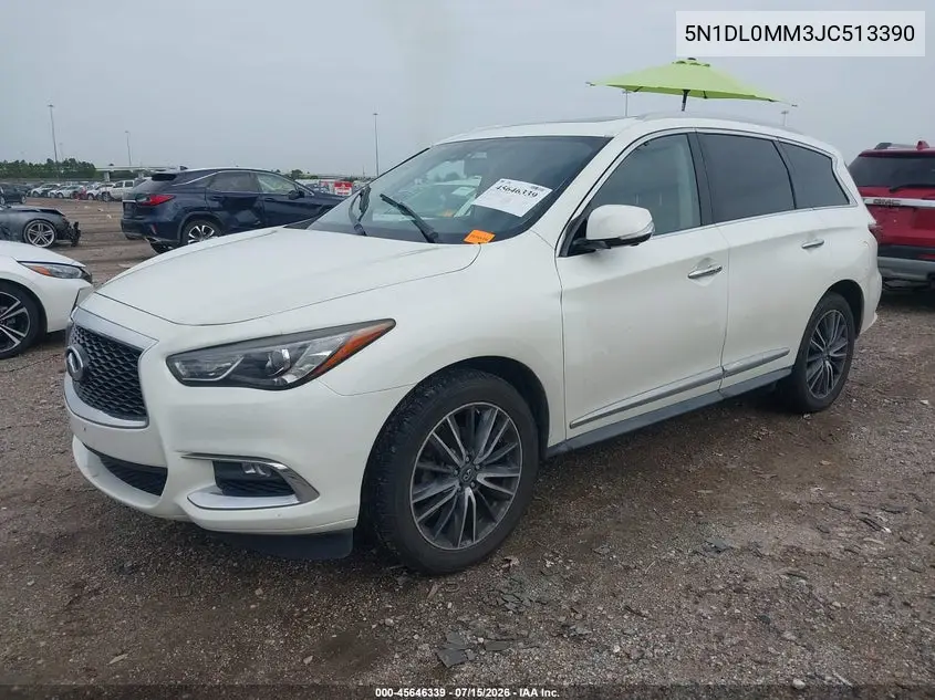 2018 Infiniti Qx60 VIN: 5N1DL0MM3JC513390 Lot: 45646339
