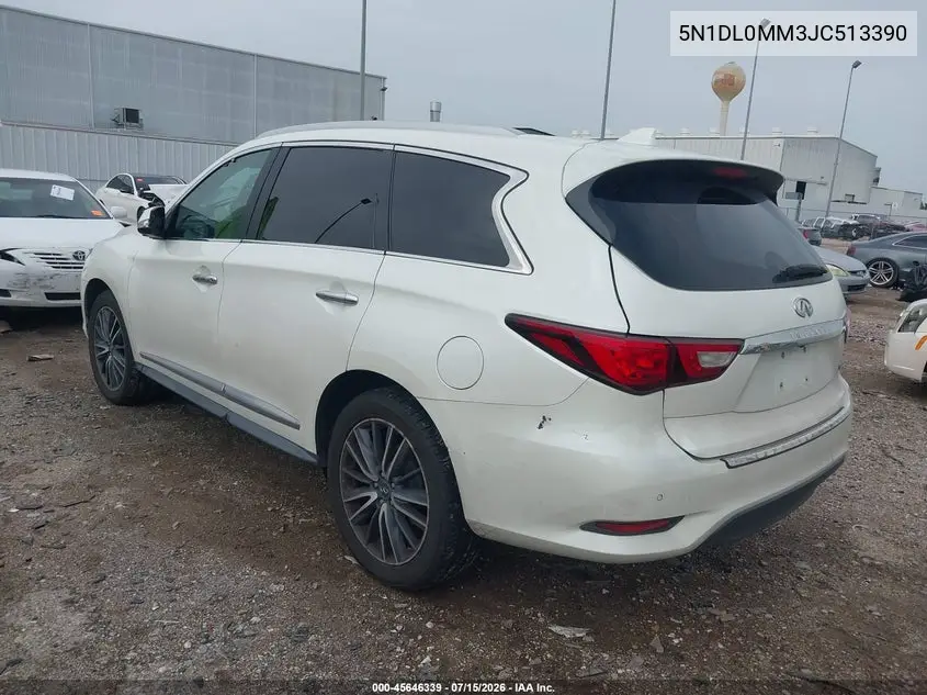 2018 Infiniti Qx60 VIN: 5N1DL0MM3JC513390 Lot: 45646339