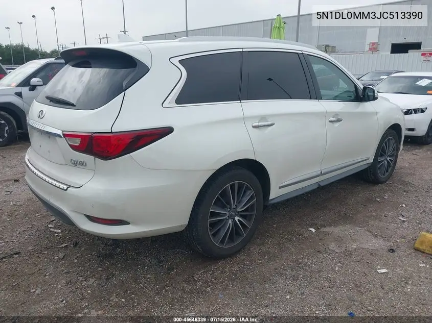 2018 Infiniti Qx60 VIN: 5N1DL0MM3JC513390 Lot: 45646339