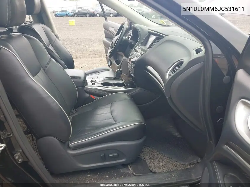 2018 Infiniti Qx60 VIN: 5N1DL0MM6JC531611 Lot: 45650803