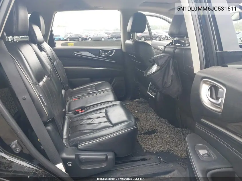 2018 Infiniti Qx60 VIN: 5N1DL0MM6JC531611 Lot: 45650803