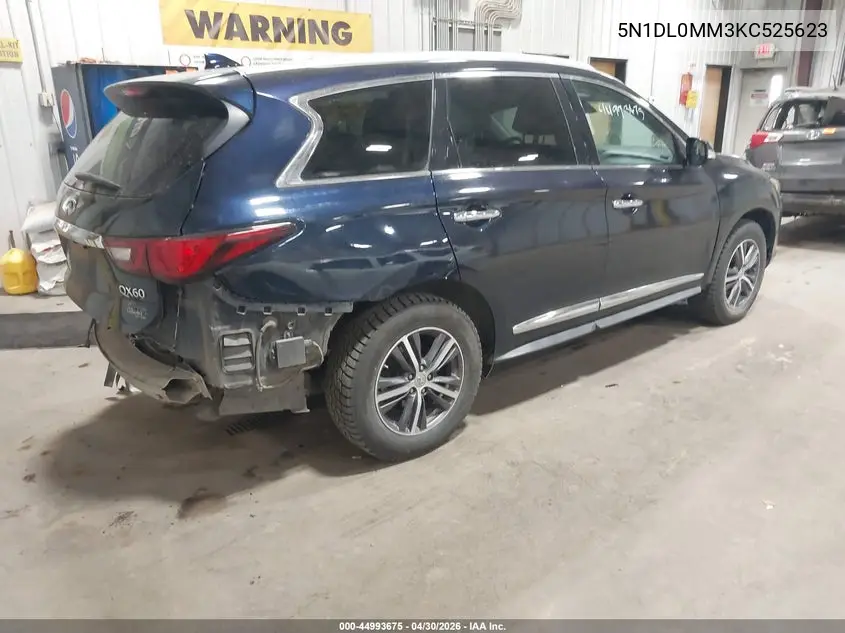 5N1DL0MM3KC525623 2019 Infiniti Qx60 Luxe