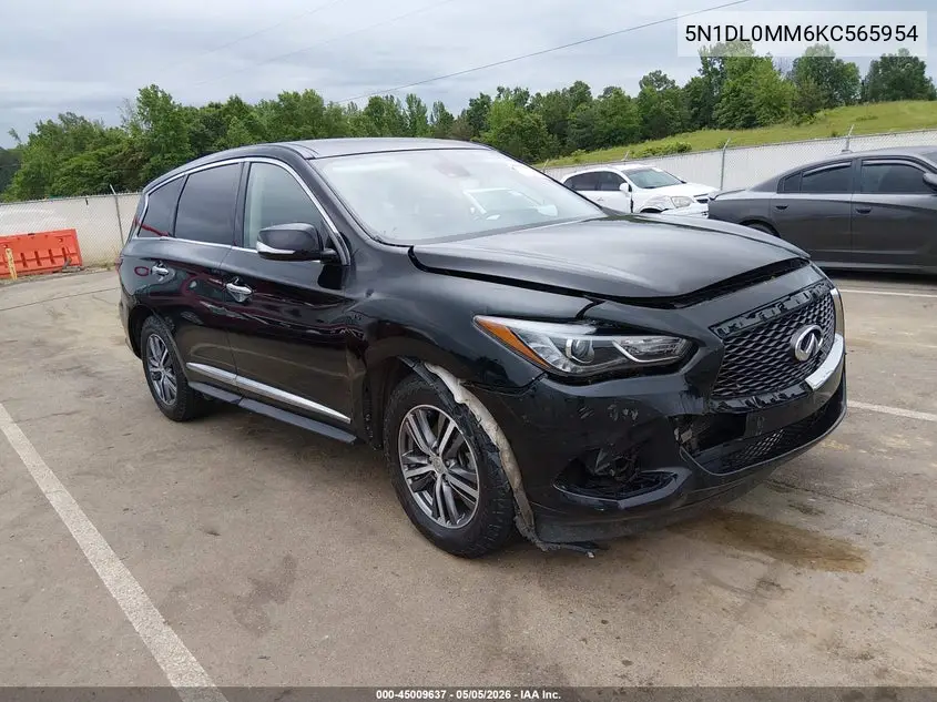 5N1DL0MM6KC565954 2019 Infiniti Qx60 Pure