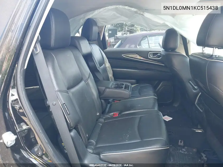 2019 Infiniti Qx60 Pure VIN: 5N1DL0MN1KC515438 Lot: 45482132