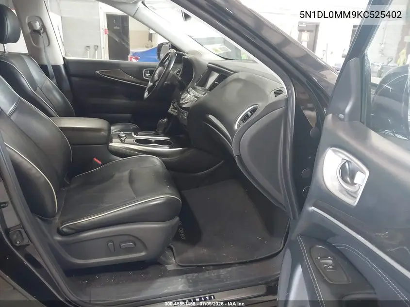 2019 Infiniti Qx60 Luxe VIN: 5N1DL0MM9KC525402 Lot: 45551458