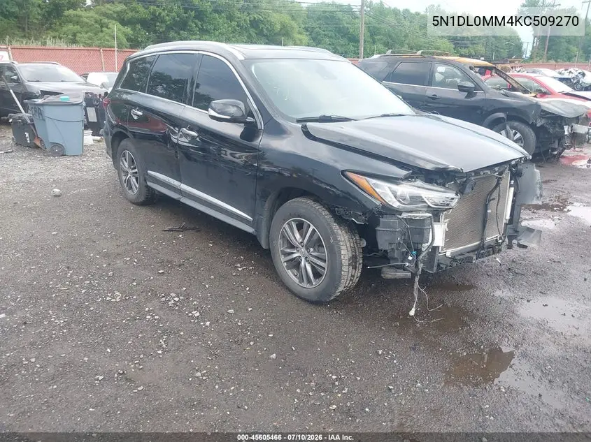 2019 Infiniti Qx60 Luxe VIN: 5N1DL0MM4KC509270 Lot: 45605466