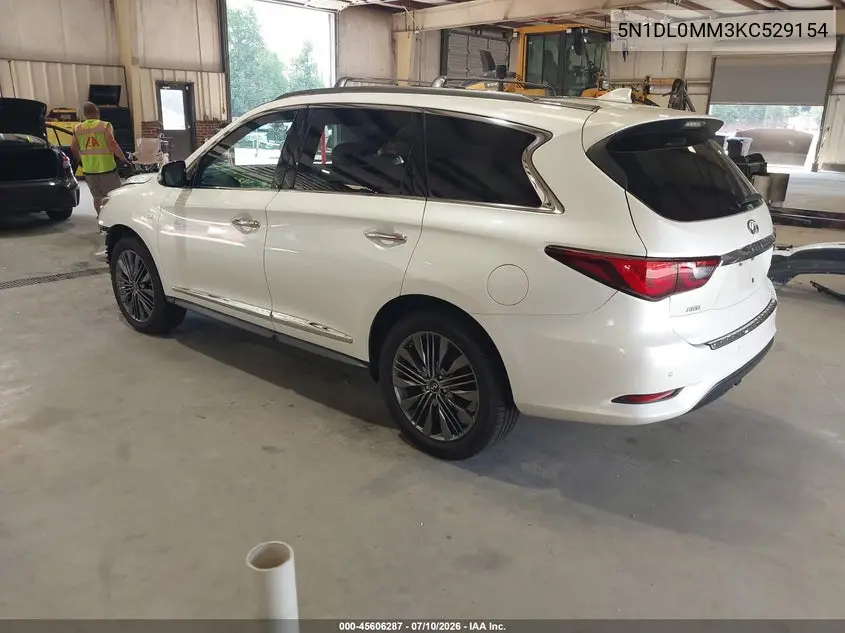2019 Infiniti Qx60 Luxe VIN: 5N1DL0MM3KC529154 Lot: 45606287