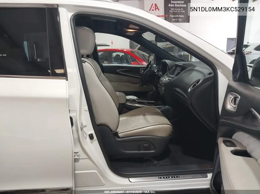 2019 Infiniti Qx60 Luxe VIN: 5N1DL0MM3KC529154 Lot: 45606287
