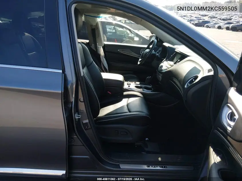 2019 Infiniti Qx60 Luxe VIN: 5N1DL0MM2KC559505 Lot: 45611362