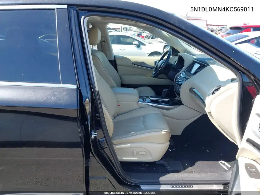 2019 Infiniti Qx60 Luxe VIN: 5N1DL0MN4KC569011 Lot: 45633646