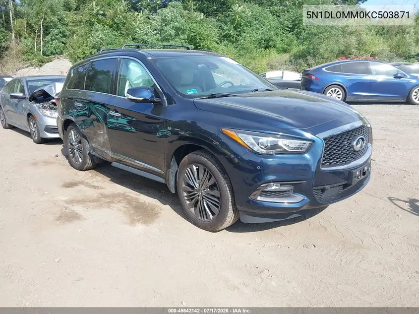 2019 Infiniti Qx60 Luxe VIN: 5N1DL0MM0KC503871 Lot: 45642142