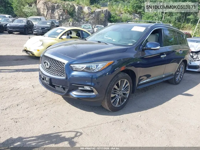 2019 Infiniti Qx60 Luxe VIN: 5N1DL0MM0KC503871 Lot: 45642142