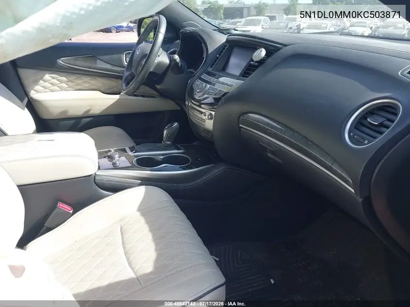 2019 Infiniti Qx60 Luxe VIN: 5N1DL0MM0KC503871 Lot: 45642142