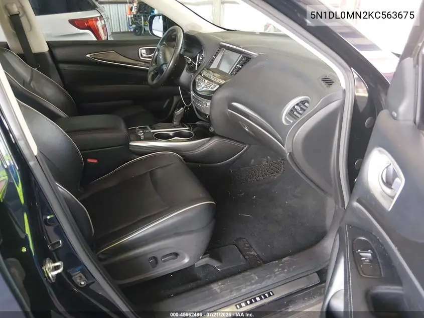 2019 Infiniti Qx60 Luxe VIN: 5N1DL0MN2KC563675 Lot: 45662496