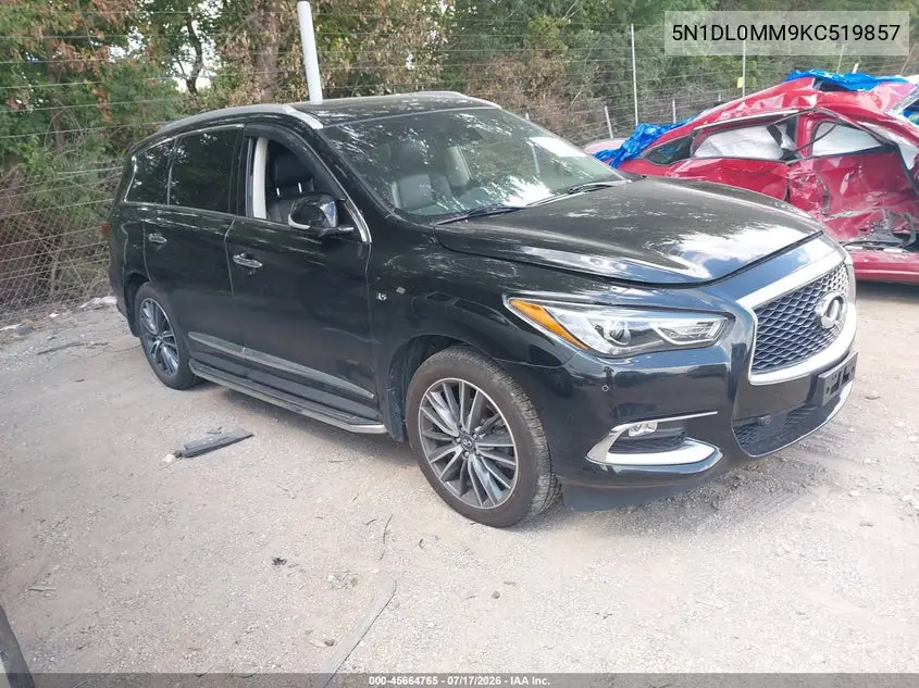 2019 Infiniti Qx60 Luxe VIN: 5N1DL0MM9KC519857 Lot: 45664765