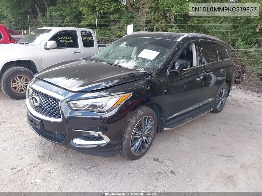 2019 Infiniti Qx60 Luxe VIN: 5N1DL0MM9KC519857 Lot: 45664765
