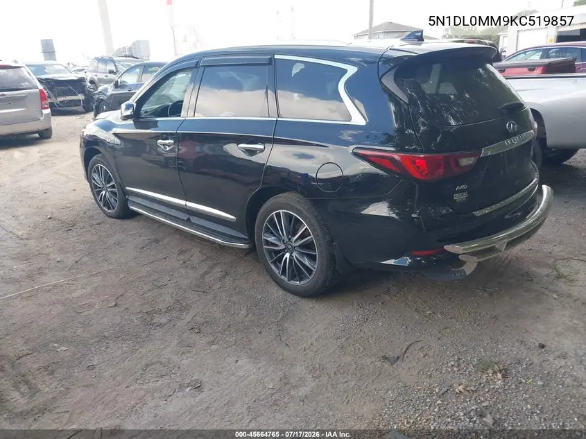 2019 Infiniti Qx60 Luxe VIN: 5N1DL0MM9KC519857 Lot: 45664765