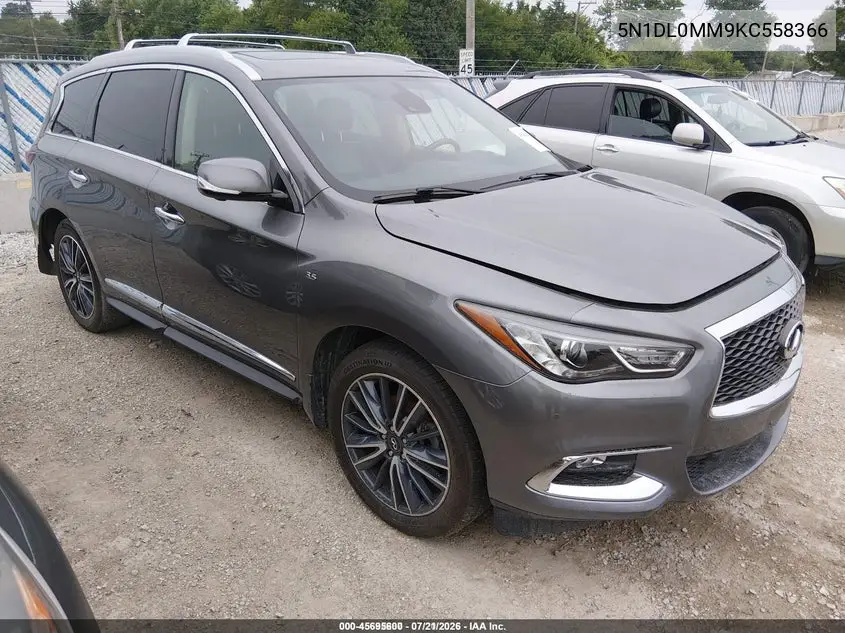 2019 Infiniti Qx60 Luxe VIN: 5N1DL0MM9KC558366 Lot: 45695600