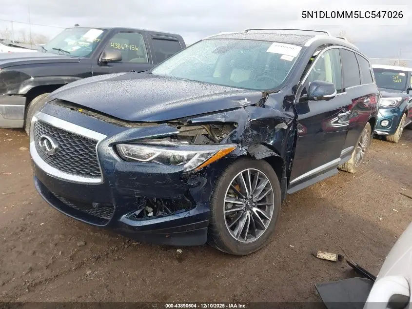 5N1DL0MM5LC547026 2020 Infiniti Qx60 Signature Edition Awd