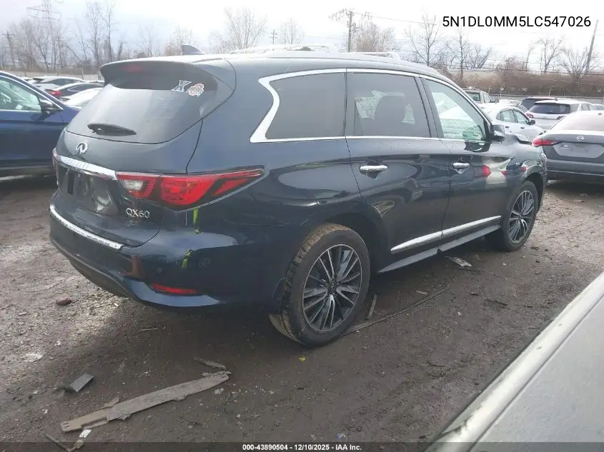 5N1DL0MM5LC547026 2020 Infiniti Qx60 Signature Edition Awd