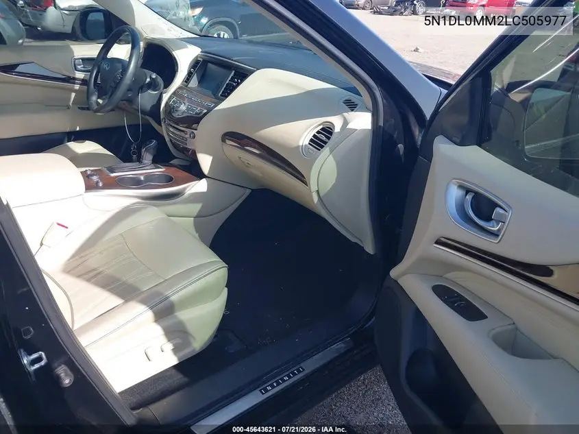 2020 Infiniti Qx60 Luxe Awd VIN: 5N1DL0MM2LC505977 Lot: 45643621