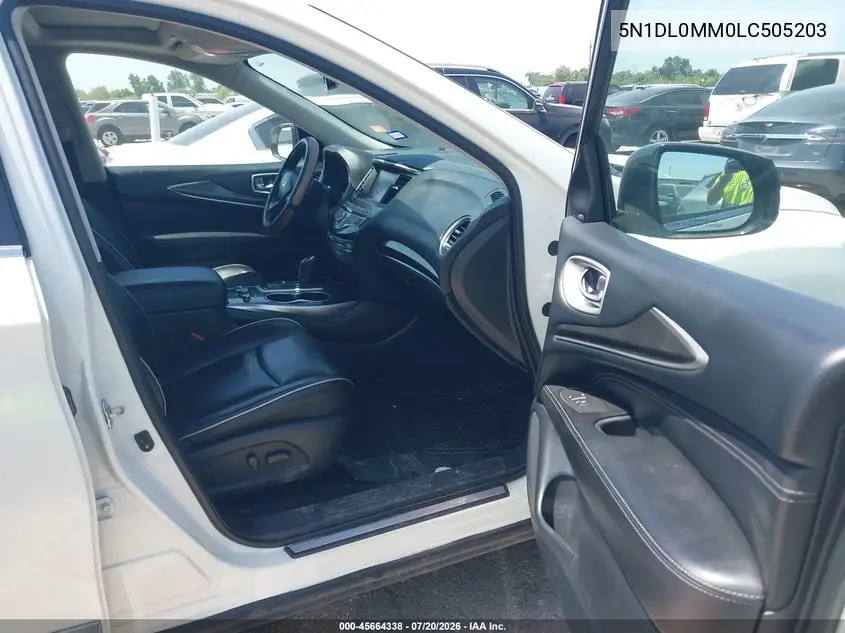 2020 Infiniti Qx60 Pure Awd VIN: 5N1DL0MM0LC505203 Lot: 45664338