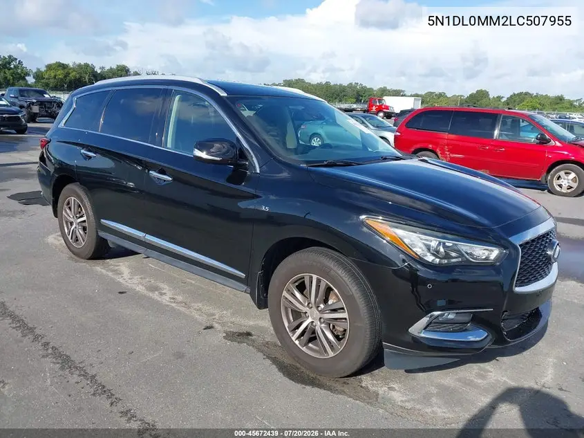 2020 Infiniti Qx60 Luxe Awd VIN: 5N1DL0MM2LC507955 Lot: 45672439