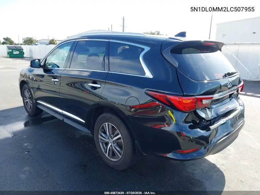 2020 Infiniti Qx60 Luxe Awd VIN: 5N1DL0MM2LC507955 Lot: 45672439