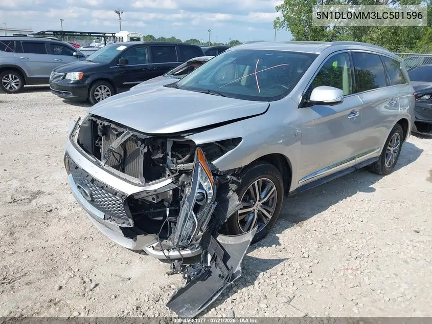 2020 Infiniti Qx60 Luxe Awd VIN: 5N1DL0MM3LC501596 Lot: 45681377