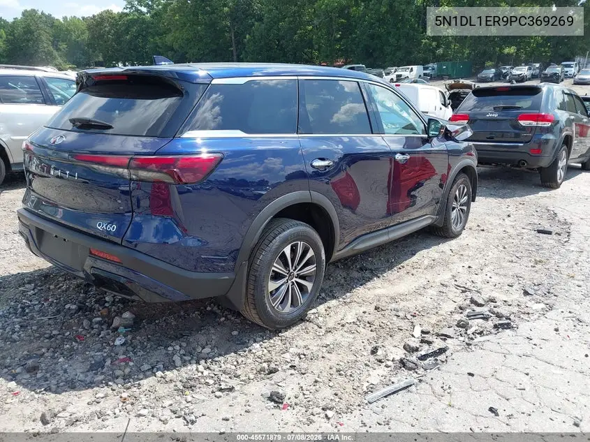 2023 Infiniti Qx60 Pure VIN: 5N1DL1ER9PC369269 Lot: 45571879