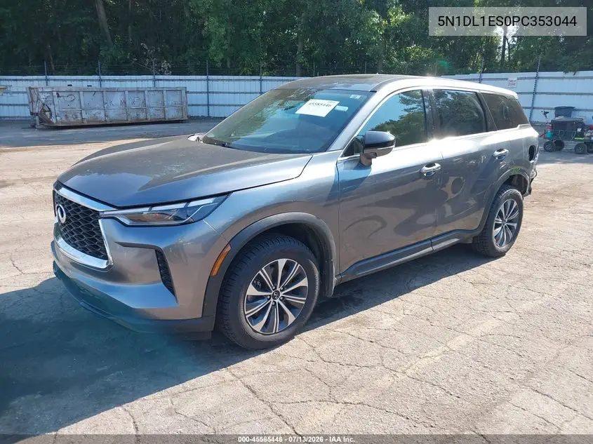 2023 Infiniti Qx60 Pure Awd VIN: 5N1DL1ES0PC353044 Lot: 45585446