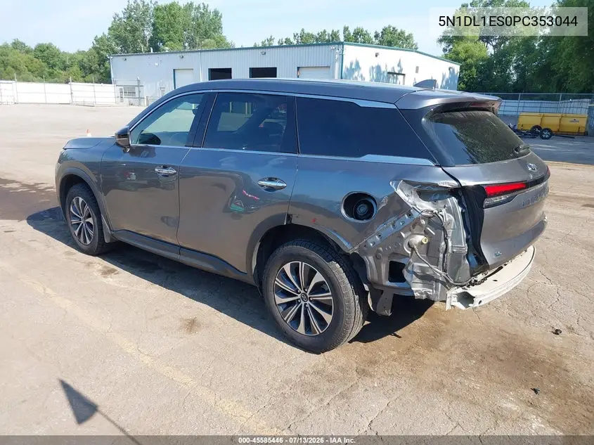 2023 Infiniti Qx60 Pure Awd VIN: 5N1DL1ES0PC353044 Lot: 45585446