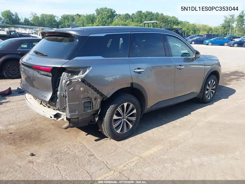 2023 Infiniti Qx60 Pure Awd VIN: 5N1DL1ES0PC353044 Lot: 45585446