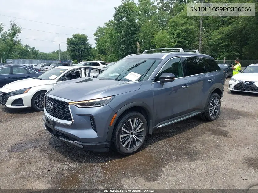 2023 Infiniti Qx60 Sensory Awd VIN: 5N1DL1GS9PC356666 Lot: 45592616