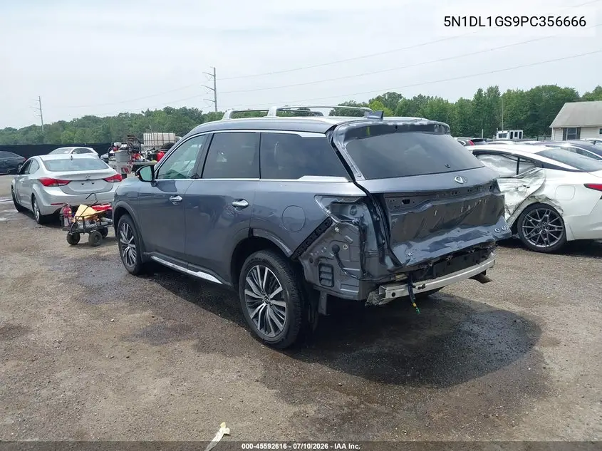 2023 Infiniti Qx60 Sensory Awd VIN: 5N1DL1GS9PC356666 Lot: 45592616