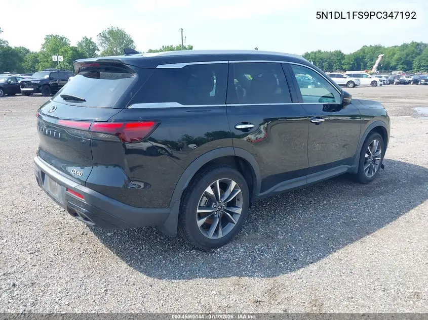 2023 Infiniti Qx60 Luxe Awd VIN: 5N1DL1FS9PC347192 Lot: 45595144