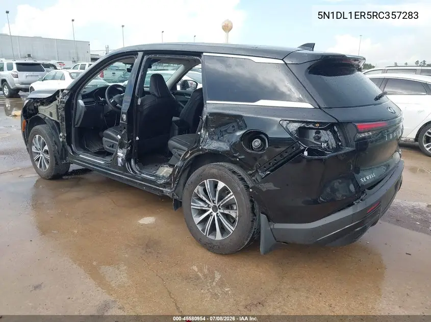 2024 Infiniti Qx60 Pure VIN: 5N1DL1ER5RC357283 Lot: 45580954