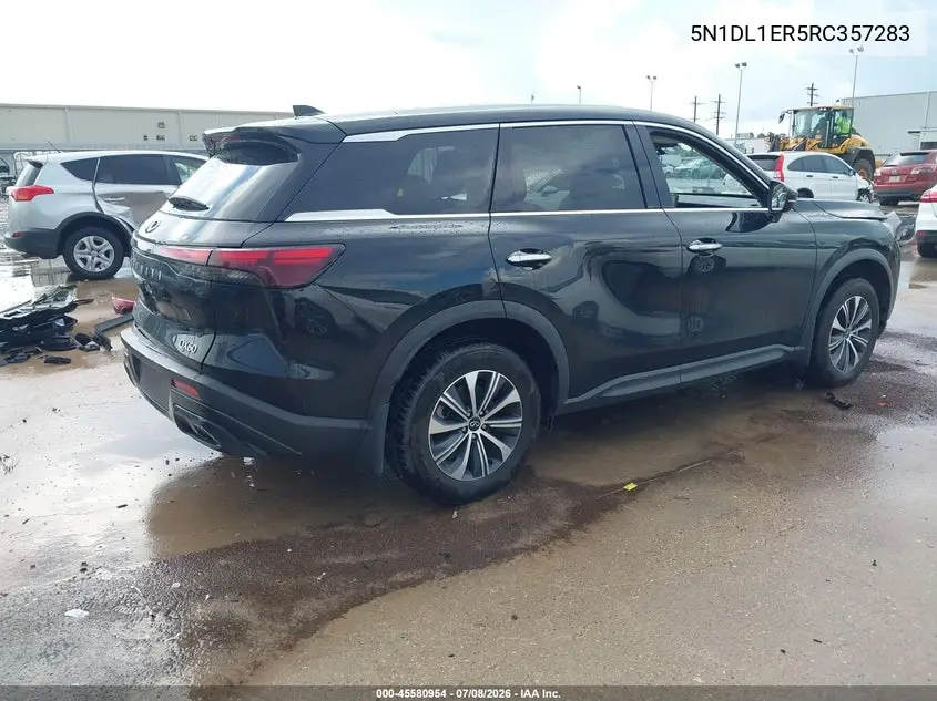 2024 Infiniti Qx60 Pure VIN: 5N1DL1ER5RC357283 Lot: 45580954