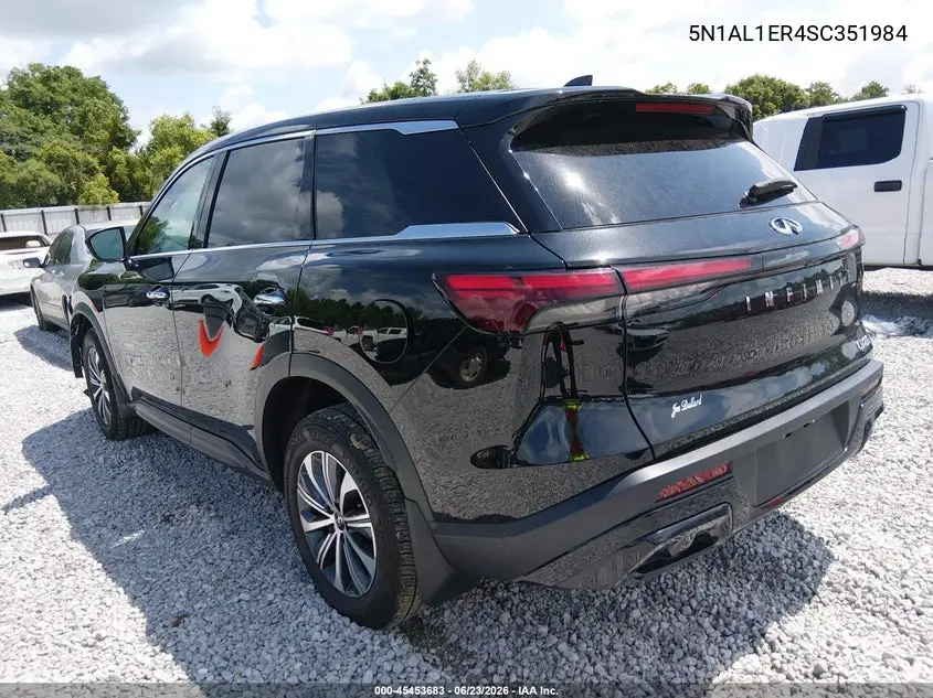 2025 Infiniti Qx60 Pure VIN: 5N1AL1ER4SC351984 Lot: 45453683