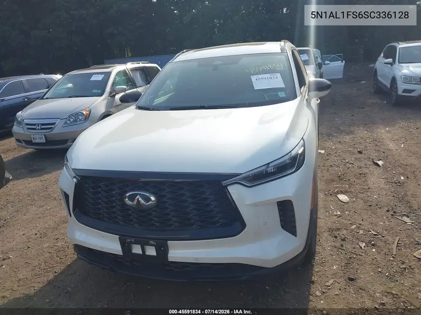 2025 Infiniti Qx60 Luxe Awd VIN: 5N1AL1FS6SC336128 Lot: 45591834