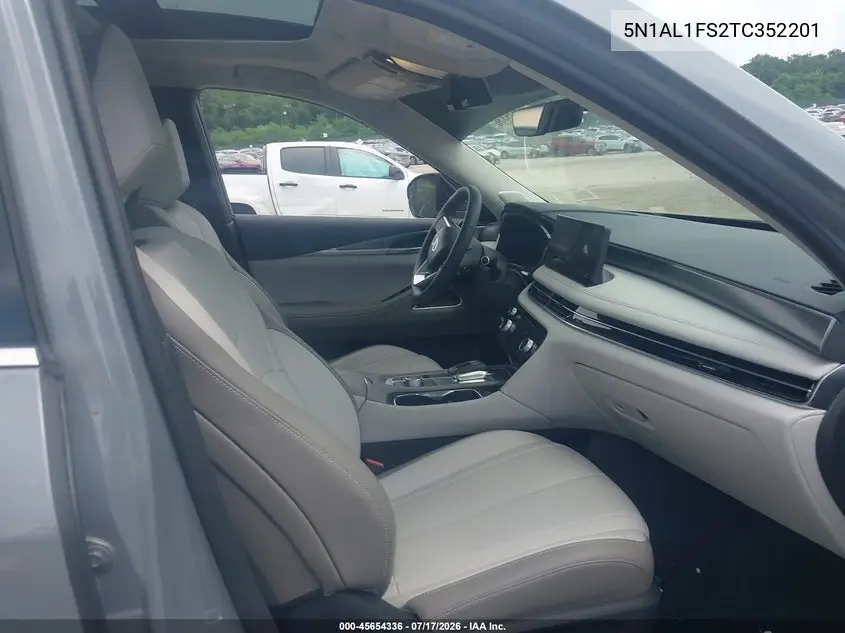 2026 Infiniti Qx60 Luxe Awd VIN: 5N1AL1FS2TC352201 Lot: 45654336